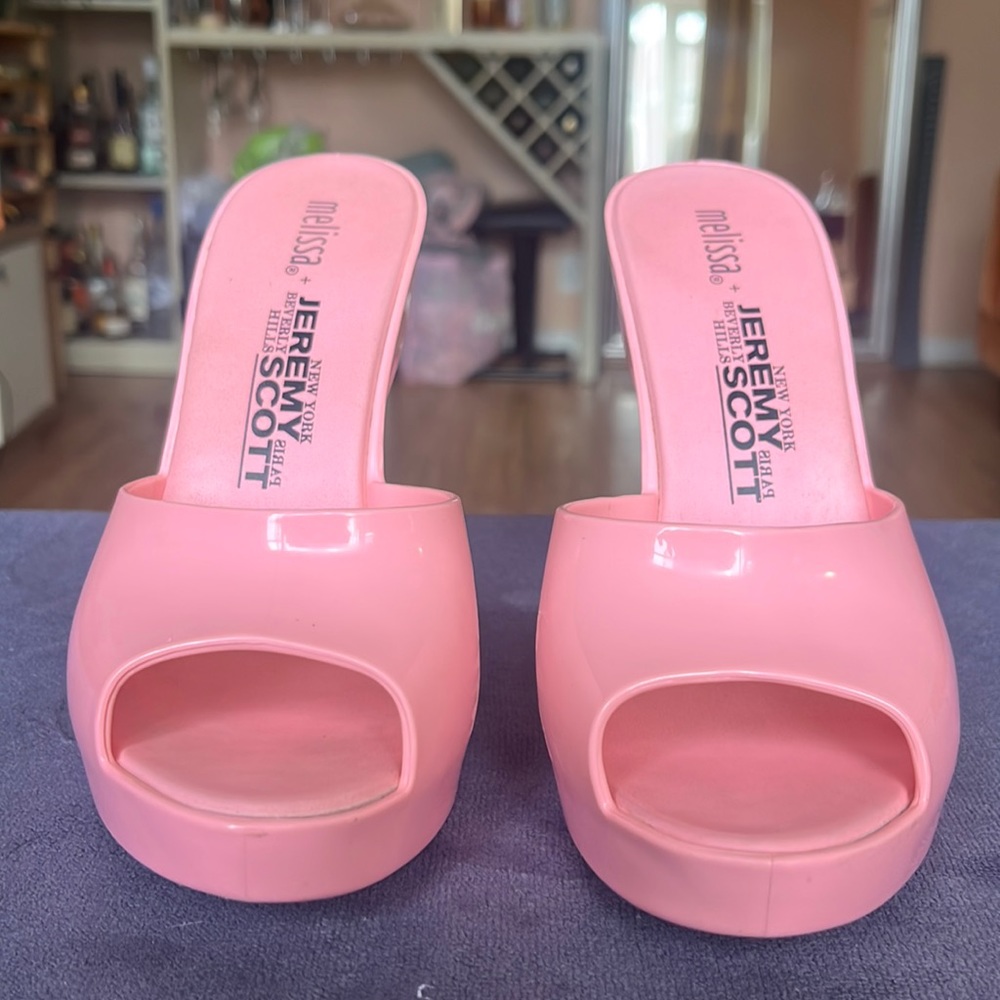 Jeremy Scott x Melissa Inflatable Mules in Barbie Pink Size 6US/37EUR/23JPN